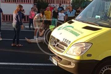 Atropello de una mujer en un paso de peatones de la carretera de Telde a Valsequillo/TA.